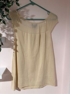 Women’s RQT Beige Sleeveless Top XL NWT